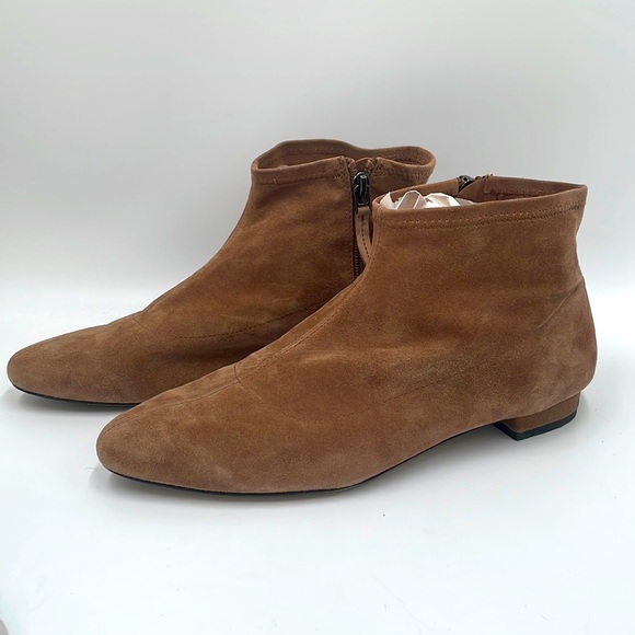 Sudini Alwtta Brown Suede Ankle Boots - Picture 1 of 12